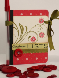 Christmas List Notebook