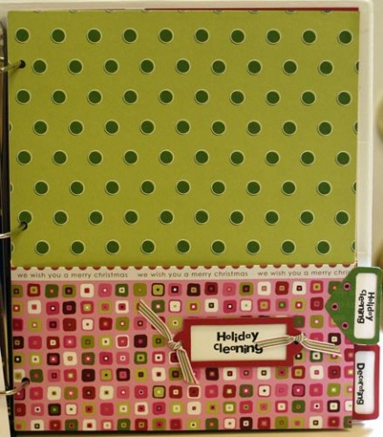 Choose a planner format Christmas notebook